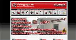 Desktop Screenshot of hondakisgepszerviz.hu