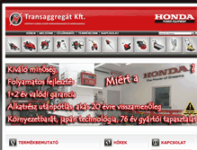 Tablet Screenshot of hondakisgepszerviz.hu